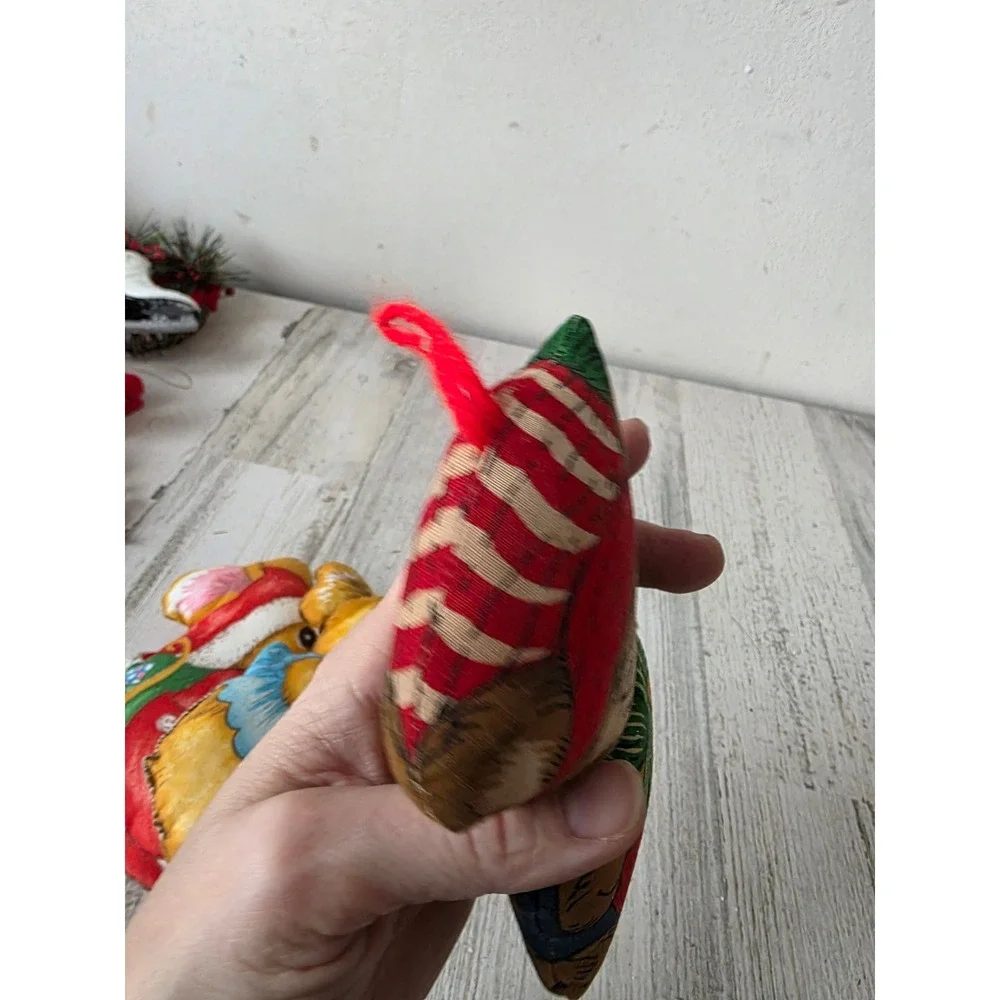 Vintage plush koala mice‎ bear ornament as is Xmas tree